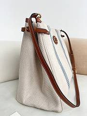 Okify Valentino Garavani Antibes Canvas Bag In Blue 41x33x20cm  - 3