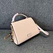 Okify Valentino Garavani Vsling Handbag With Jewel Logo In Cream White 22x17x9cm - 3