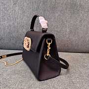 Okify Valentino Garavani Vsling Handbag With Jewel Logo In Black 22x17x9cm - 4