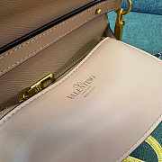 Okify Valentino Garavani Vsling Handbag With Jewel Logo In Pink 22x17x9cm - 5