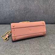 Okify Valentino Garavani Vsling Handbag With Jewel Logo In Pink 22x17x9cm - 3