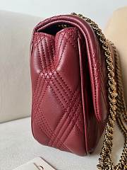 Okify Valentino Medium Quiltie 67 Bag In Dark Red 23x17x8cm - 5