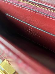Okify Valentino Medium Quiltie 67 Bag In Dark Red 23x17x8cm - 3