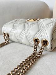 Okify Valentino Medium Quiltie 67 Bag In White 23x17x8cm - 6