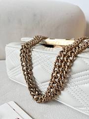 Okify Valentino Medium Quiltie 67 Bag In White 23x17x8cm - 5
