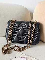 Okify Valentino Small Quiltie 67 Bag In Black 19x13x6cm - 6