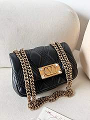 Okify Valentino Small Quiltie 67 Bag In Black 19x13x6cm - 3