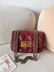 Okify Valentino Small Quiltie 67 Bag In Red 19x13x6cm - 1