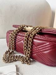 Okify Valentino Small Quiltie 67 Bag In Red 19x13x6cm - 6