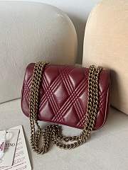 Okify Valentino Small Quiltie 67 Bag In Red 19x13x6cm - 3