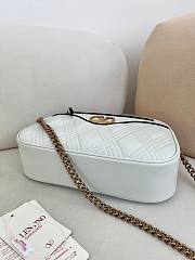 Okify Valentino Medium Quiltie 67 Shoulder Bag In White 24x16x6.5cm - 5