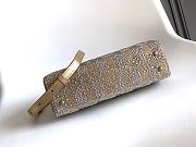 Okify Bvlgari Serpentine Duo Top Handle Bag In Gold And Silver 21.5x15x6cm - 3