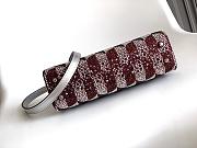 Okify Bvlgari Serpentine Duo Top Handle Bag In Dark Red 21.5x15x6cm - 4