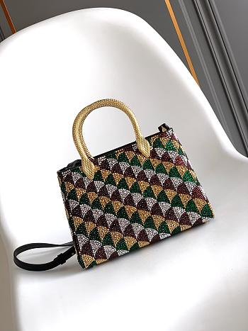 Okify Bvlgari Serpentine Duo Top Handle Bag In Multicolor 21.5x15x6cm