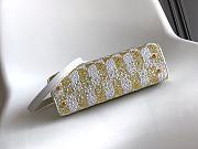 Okify Bvlgari Serpentine Duo Top Handle Bag In White And Gold 21.5x15x6cm - 3