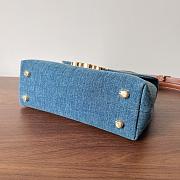 Okify Celine Teen Nino Bag In Denim Blue 20.5x13x8cm - 5