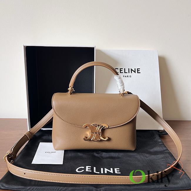 Okify Celine Medium Nino Bag In Brown 25x17.5x10cm - 1