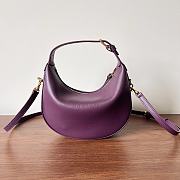 Okify Celine Teen Celine Lulu In Deep Burgundy Grained Calfskin 21x24x5cm - 2