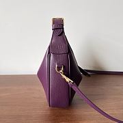Okify Celine Teen Celine Lulu In Deep Burgundy Grained Calfskin 21x24x5cm - 4