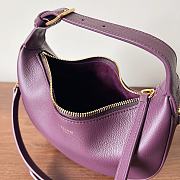 Okify Celine Teen Celine Lulu In Deep Burgundy Grained Calfskin 21x24x5cm - 6