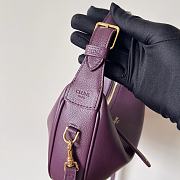Okify Celine Teen Celine Lulu In Deep Burgundy Grained Calfskin 21x24x5cm - 3