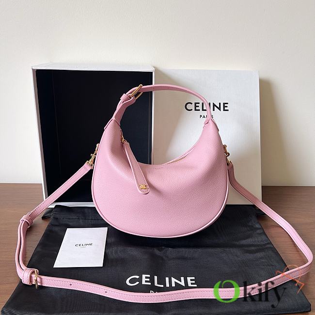 Okify Celine Teen Celine Lulu In Pink Grained Calfskin 21x24x5cm - 1