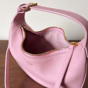 Okify Celine Teen Celine Lulu In Pink Grained Calfskin 21x24x5cm - 5