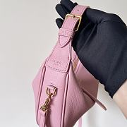 Okify Celine Teen Celine Lulu In Pink Grained Calfskin 21x24x5cm - 4