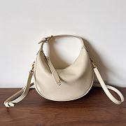 Okify Celine Teen Celine Lulu In Cream White Grained Calfskin 21x24x5cm - 3