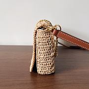 Okify Celine Multipochette In Raffia Bag 23x11x4cm - 5