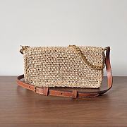 Okify Celine Multipochette In Raffia Bag 23x11x4cm - 4