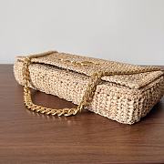 Okify Celine Multipochette In Raffia Bag 23x11x4cm - 3