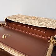 Okify Celine Multipochette In Raffia Bag 23x11x4cm - 2