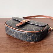Okify Celine Folco Shoulder Bag In Triomphe Canvas And Calfskin 20x14x5cm - 3