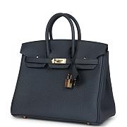 Okify Hermes Birkin 25 Togo Gris Misty Bag  - 4