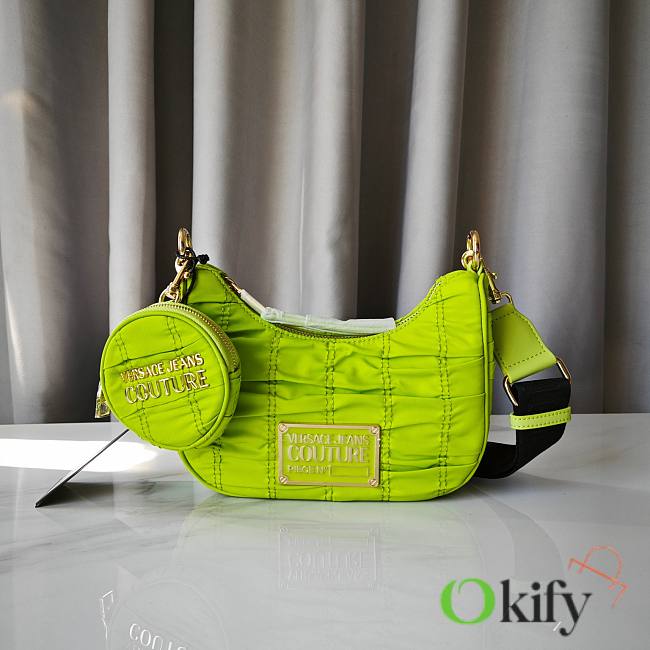 Okify Versace Jeans Couture Bag In Green 21x13x6cm - 1