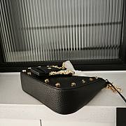 Okify Versace Jeans Couture Bag In Black With Gold Stars 21x13x6cm - 5