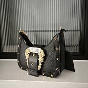 Okify Versace Jeans Couture Bag In Black With Gold Stars 21x13x6cm - 4