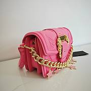 Okify Versace Jeans Couture Bag In Pink 24x10x16cm - 5
