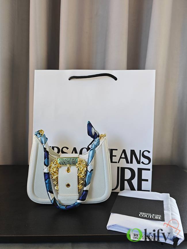 Okify Versace Jeans Couture Bag In White 21x13x6cm - 1