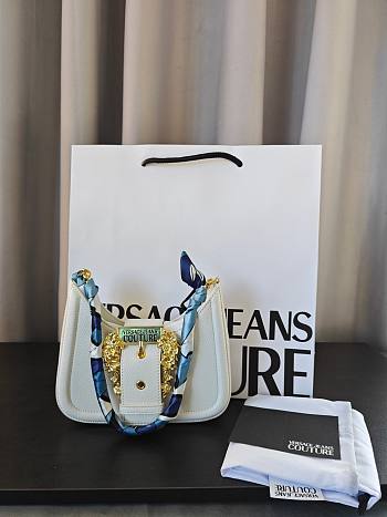 Okify Versace Jeans Couture Bag In White 21x13x6cm