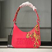 Okify Versace Jeans Couture Underarm Bag In Red 25x21x6cm  - 1