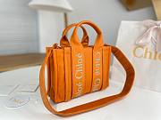 Okify Chloe Small Woody Bag In Pumpkin Orange 26.5x20x8cm - 4