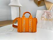Okify Chloe Small Woody Bag In Pumpkin Orange 26.5x20x8cm - 1