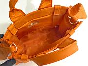 Okify Chloe Small Woody Bag In Pumpkin Orange 26.5x20x8cm - 5