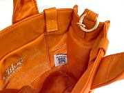 Okify Chloe Small Woody Bag In Pumpkin Orange 26.5x20x8cm - 6