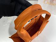 Okify Chloe Medium Woody Bag In Pumpkin Orange 37x26x12cm - 4