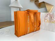 Okify Chloe Large Woody Bag In Pumpkin Orange 42x31.5x13.5cm - 3