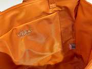 Okify Chloe Large Woody Bag In Pumpkin Orange 42x31.5x13.5cm - 4