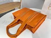 Okify Chloe Large Woody Bag In Pumpkin Orange 42x31.5x13.5cm - 5